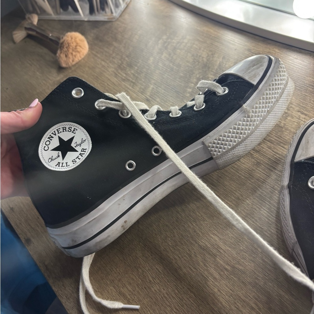 Black Platform Converse - image 5